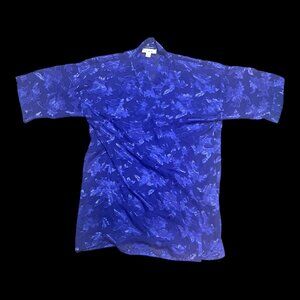 Gloria Vanderbilt Women's Purple Jacquard Floral Kimono Robe Plus Size 3X 4X